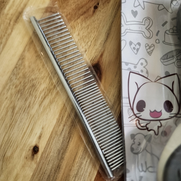 NEW Cats Dogs Undercoat Comb Metal Comb Dematting Shedding Grooming Comb Brush - Picture 3 of 6